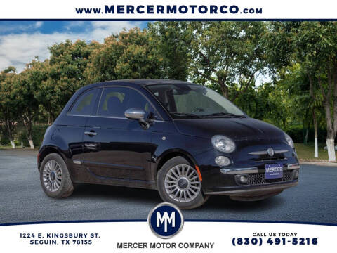 2015 FIAT 500 for sale at MERCER MOTOR CO in Seguin TX