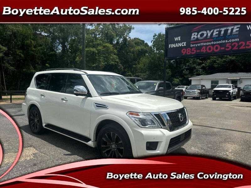 2020 Nissan Armada Platinum's photo