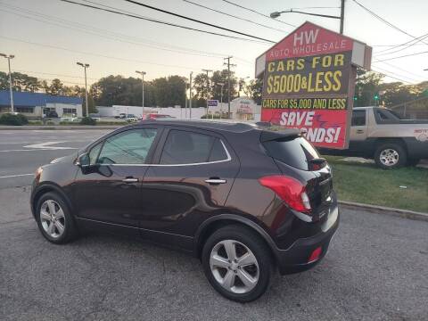2015 Buick Encore for sale at HW Auto Wholesale in Norfolk VA