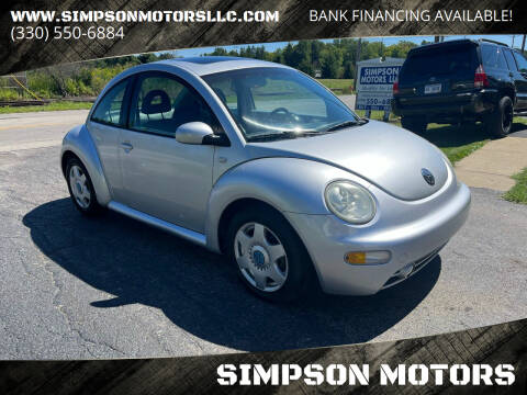 2001 Volkswagen New Beetle for sale at SIMPSON MOTORS in Youngstown OH