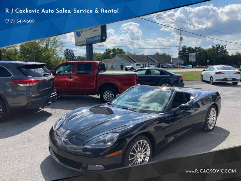 2007 Chevrolet Corvette for sale at R J Cackovic Auto Sales, Service & Rental in Harrisburg PA