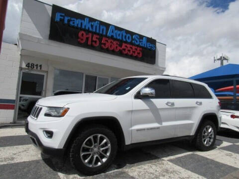 2015 Jeep Grand Cherokee for sale at Franklin Auto Sales in El Paso TX