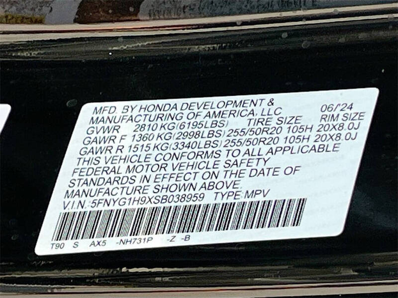 2025 Honda Pilot Black Edition