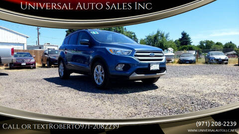 2018 Ford Escape for sale at Universal Auto Sales Inc in Salem OR