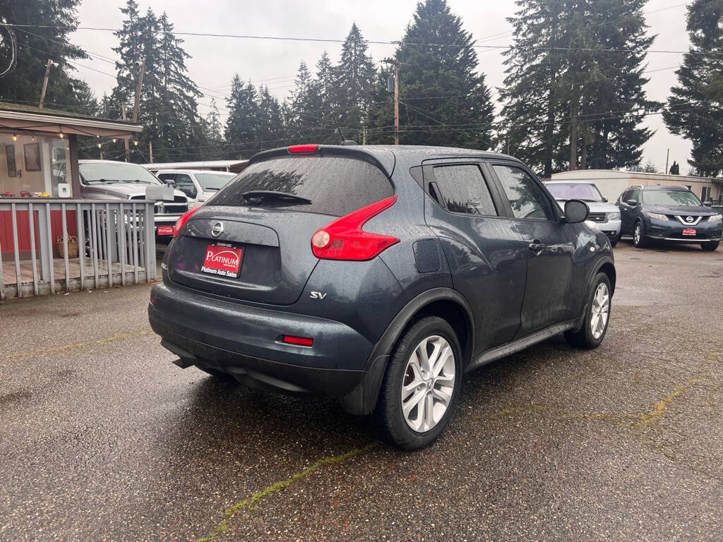 2011 Nissan JUKE for sale at PLATINUM AUTO SALES INC in Lacey, WA