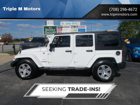 2011 Jeep Wrangler Unlimited for sale at Triple M Motors in Saint John IN