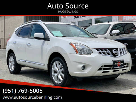 2013 Nissan Rogue for sale at Auto Source in Banning CA