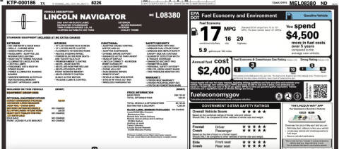 2021 Lincoln Navigator Black Label