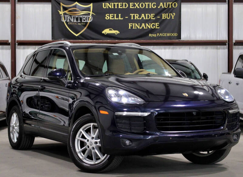 2017 Porsche Cayenne for sale at United Exotic Auto in Houston TX