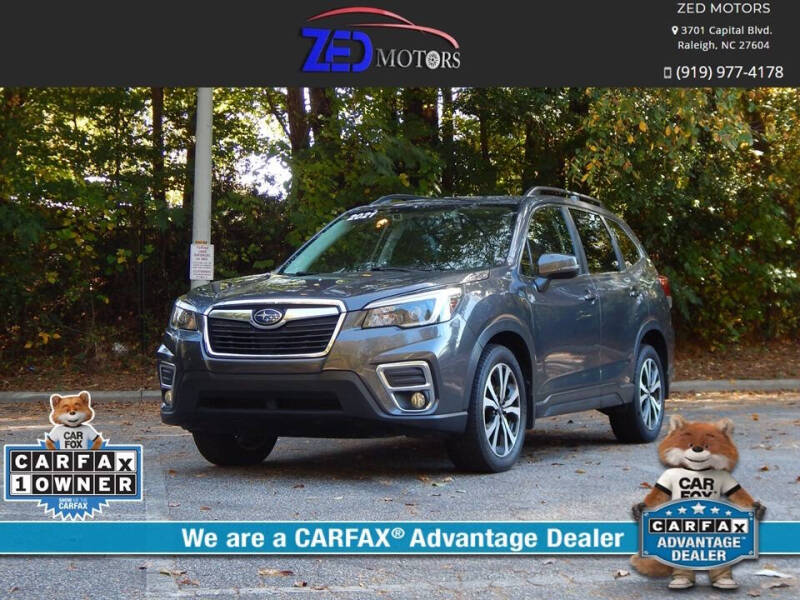 2021 Subaru Forester for sale at Zed Motors in Raleigh NC