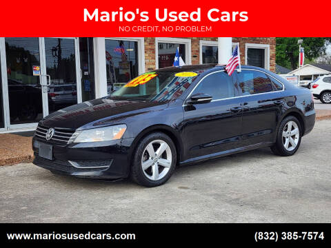 2012 Volkswagen Passat for sale at Mario's Used Cars - South Houston Location in South Houston TX