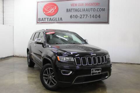 2017 Jeep Grand Cherokee for sale at Battaglia Auto Sales in Plymouth Meeting PA