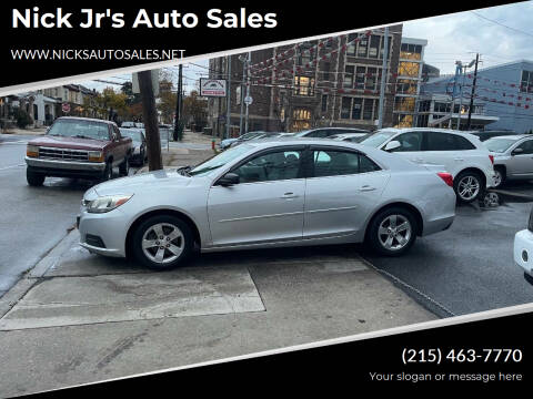 2014 Chevrolet Malibu for sale at Nick Jr's Auto Sales in Philadelphia PA