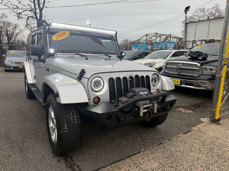 Used 2008 Jeep Wrangler Unlimited Sahara with VIN 1J8GA59128L620470 for sale in Passaic, NJ