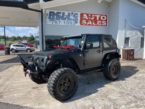 2012 Jeep Wrangler for sale at Bells Auto Sales, Inc in Winston Salem NC