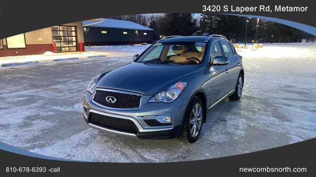 2017 INFINITI QX50 for sale at Newcombs North Certified Auto Sales in Metamora, MI