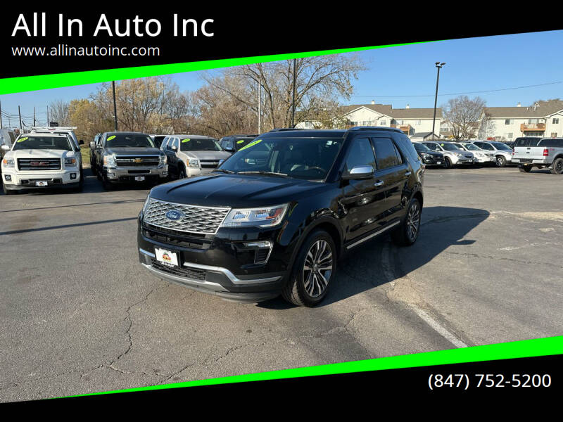 2018 Ford Explorer for sale at All In Auto Inc in Palatine IL