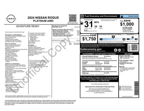 2024 Nissan Rogue Platinum