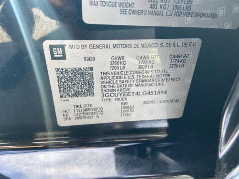 2020 Chevrolet Silverado 1500