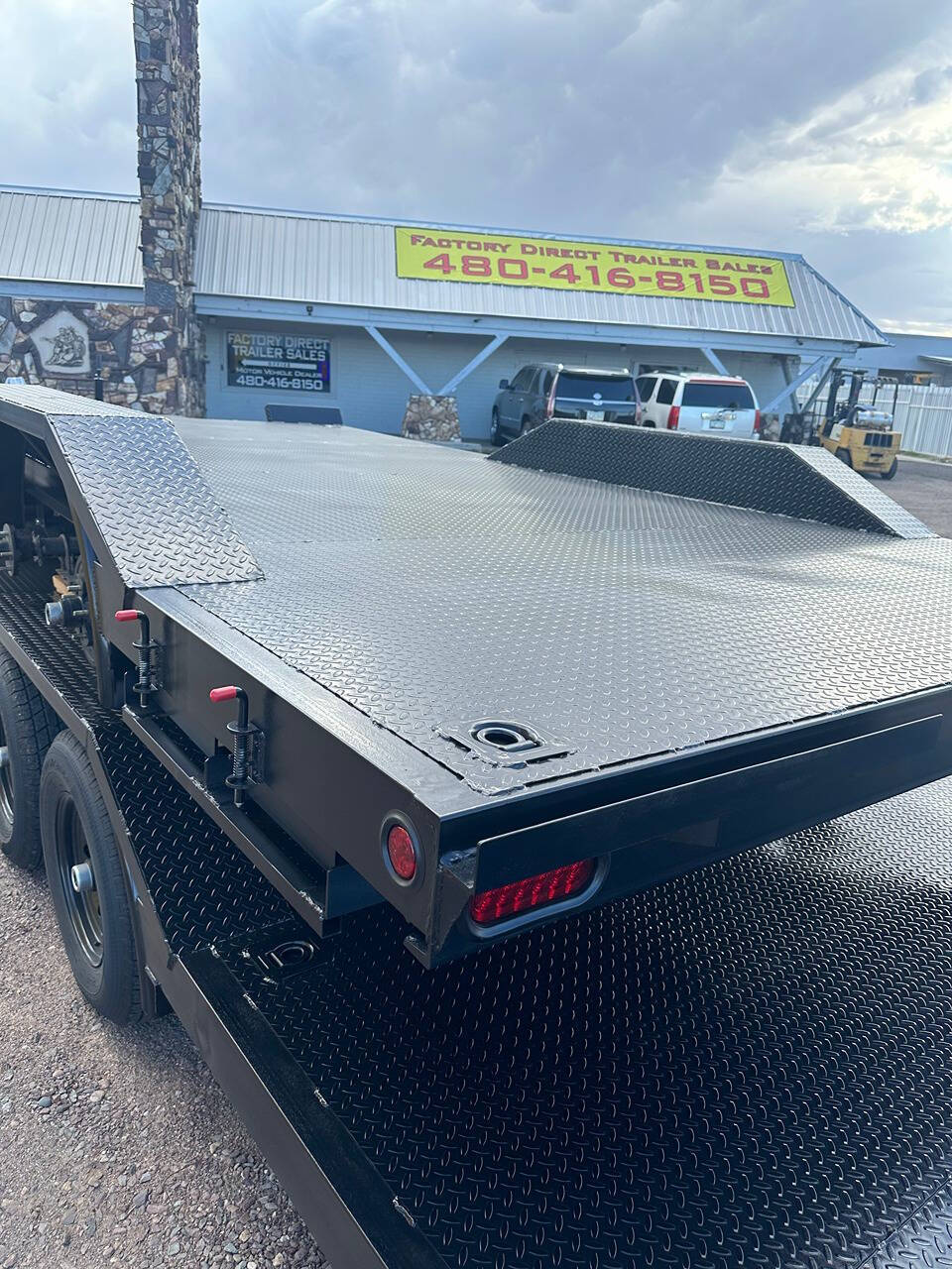 2025 Polestar 18' Steel Bed Drive Over Fender Car Hauler for sale at Factory Direct Trailer Sales in Phoenix, AZ