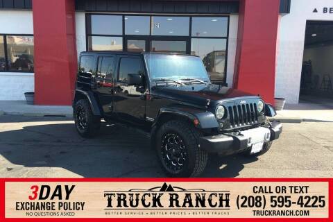 2015 Jeep Wrangler Unlimited for sale at Truck Ranch in Twin Falls ID