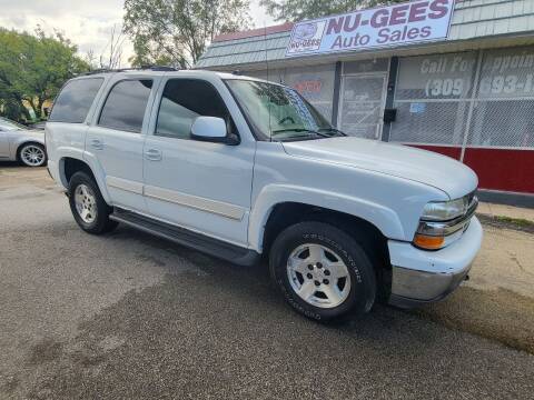 2005 Chevrolet Tahoe for sale at Nu-Gees Auto Sales LLC in Peoria IL