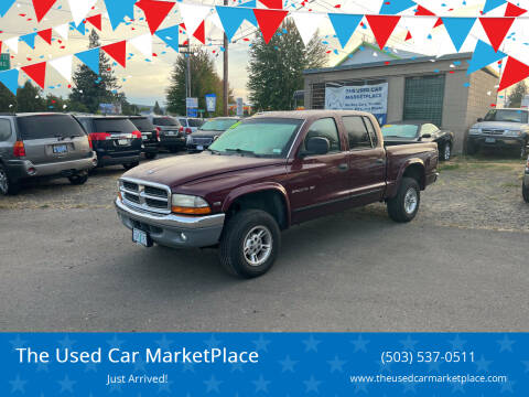 2000 Dodge Dakota for sale at The Used Car MarketPlace in Newberg OR