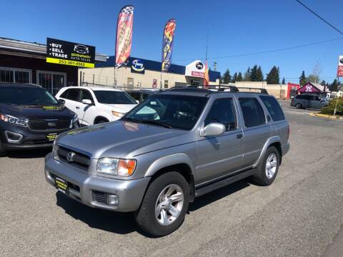 2002 Nissan Pathfinder for sale at Spanaway Auto Sales and Services LLC in Tacoma WA