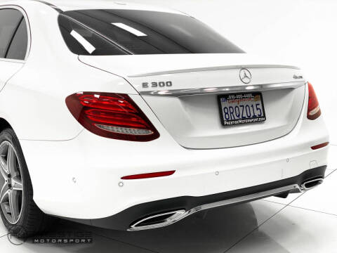 2017 Mercedes-Benz E-Class E 300 4MATIC