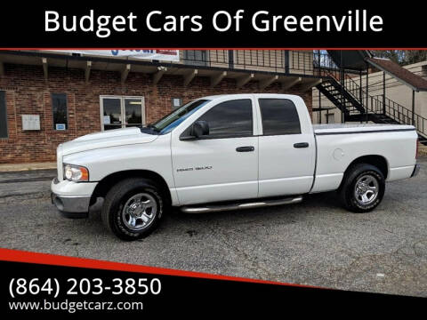 2005 Dodge Ram Pickup 1500 for sale at Budget Cars Of Greenville in Greenville SC