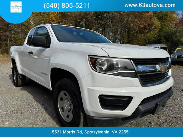 2018 Chevrolet Colorado for sale at 63 Auto Inc in Spotsylvania, VA