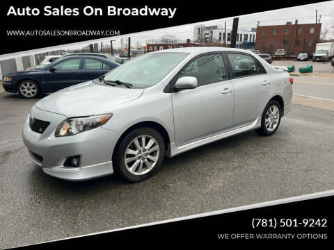 2009 Toyota Corolla for sale at Auto Sales on Broadway in Norwood MA