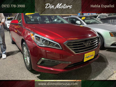 2015 Hyundai Sonata for sale at Din Motors in Passaic NJ