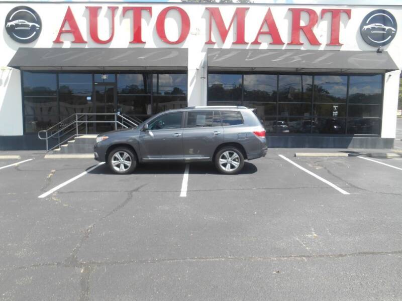 2013 Toyota Highlander for sale at AUTO MART in Montgomery AL