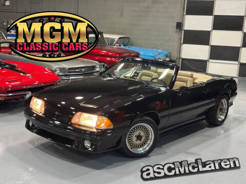 1988 Ford Mustang for sale at MGM CLASSIC CARS in Addison IL