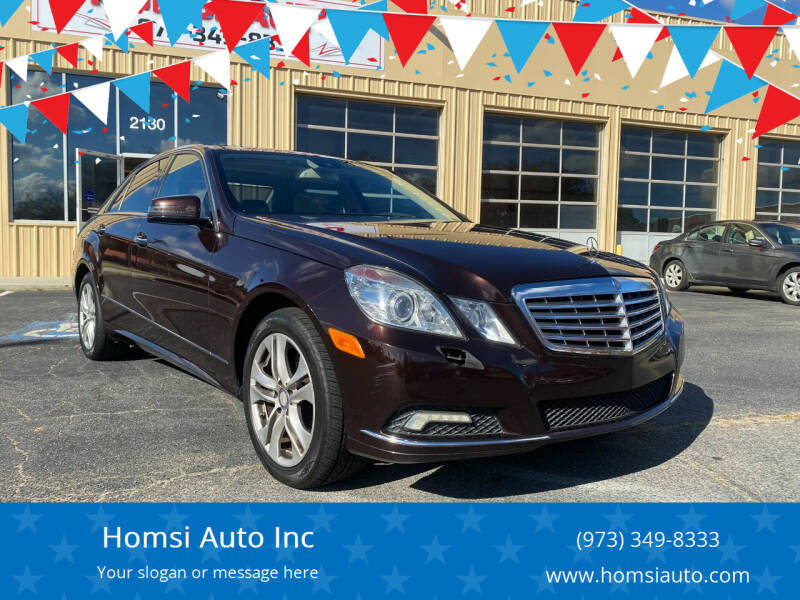 2010 Mercedes-Benz E-Class for sale at Homsi Auto Inc in Kannapolis NC