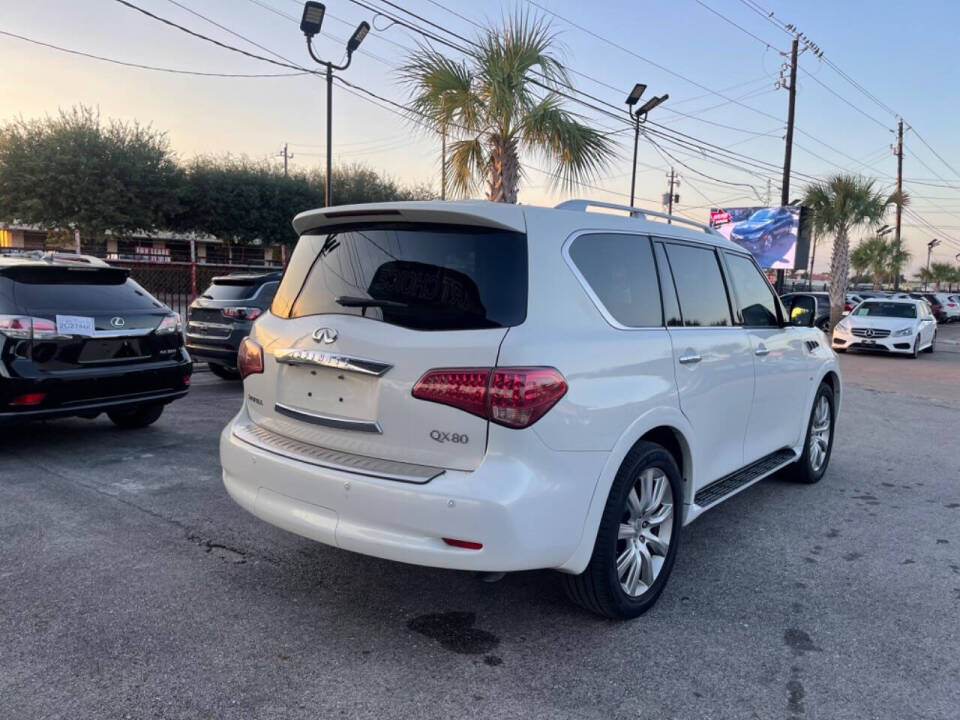 2014 INFINITI QX80 for sale at SMART CHOICE AUTO in Pasadena, TX