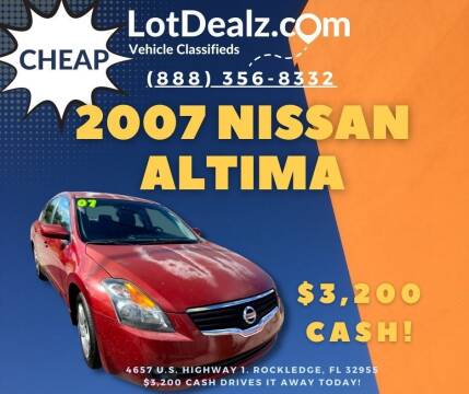 2007 Nissan Altima for sale at Lot Dealz in Rockledge FL