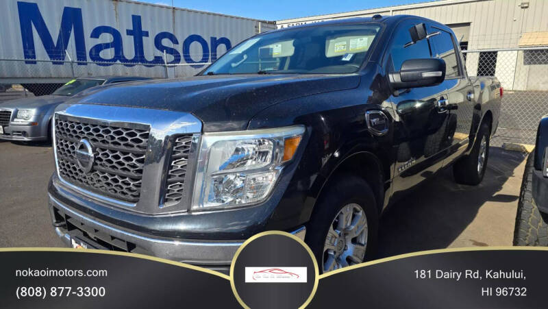 2017 Nissan Titan for sale at No Ka Oi Motors in Kahului HI