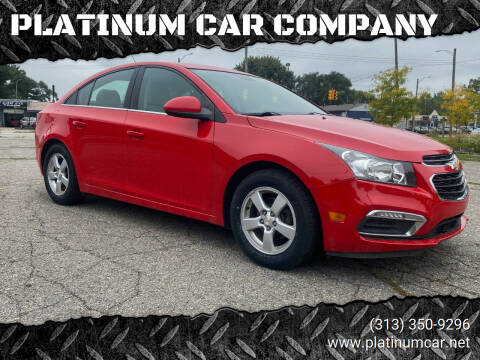 2016 Chevrolet Cruze Limited for sale at PLATINUM CAR COMPANY in Detroit MI