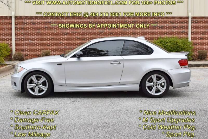 2009 BMW 1 Series for sale at Automotion Of Atlanta in Conyers GA