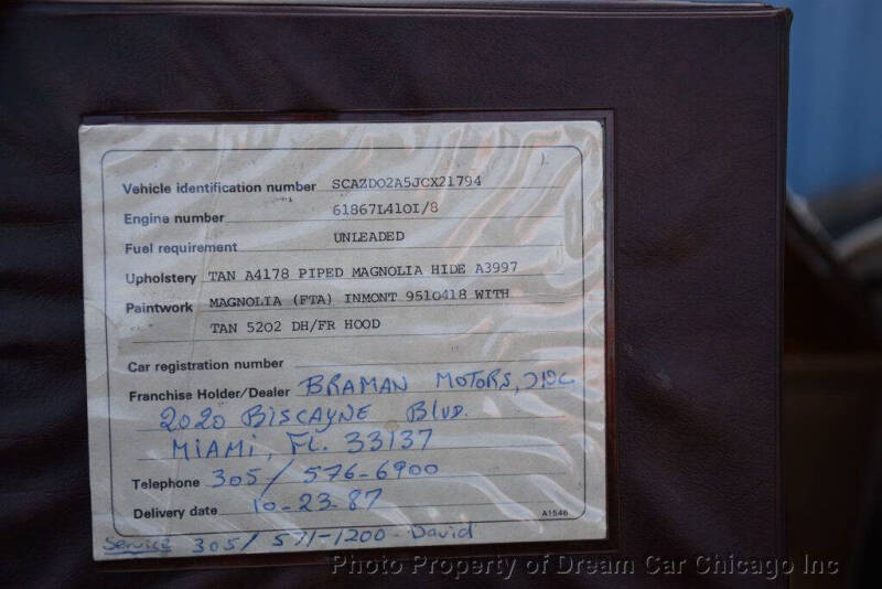 1988 Rolls-Royce Corniche