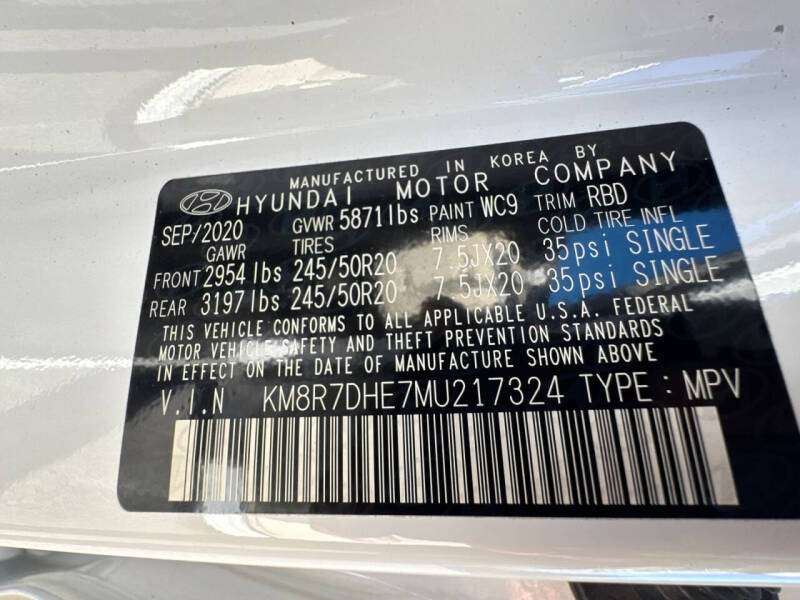 2021 Hyundai Palisade Calligraphy