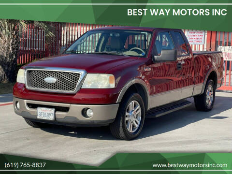 2006 Ford F-150 for sale at BEST WAY MOTORS INC in San Diego CA