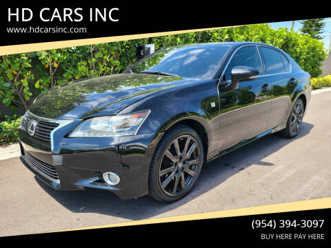 2015 Lexus GS 350 for sale at HD CARS INC in Hollywood FL