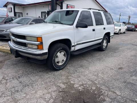 1999 Chevrolet Tahoe for sale at 6767 AUTOSALES LTD / 6767 W WASHINGTON ST in Indianapolis IN