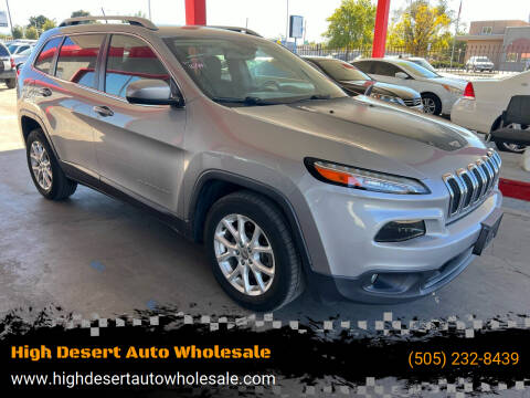 2016 Jeep Cherokee for sale at High Desert Auto Wholesale in Albuquerque NM