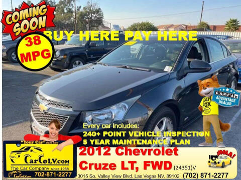 2012 Chevrolet Cruze for sale at The Car Company - Buy Here Pay Here in Las Vegas NV