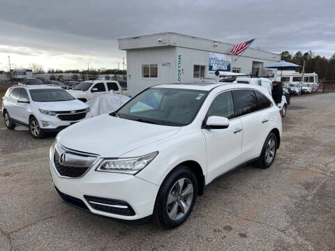 2014 Acura MDX for sale at Mountain Motors LLC in Spartanburg SC