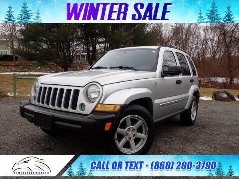 2007 Jeep Liberty for sale at EAGLEVILLE MOTORS LLC in Storrs Mansfield CT